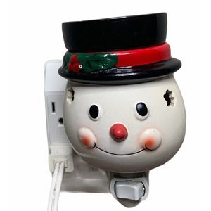 Christmas BROOKSIDE CANDLE Plug In Fragrance Wax Warmer Snowman